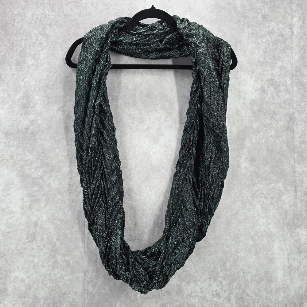 Black Silver Chevron Wide Infinity Wrap Hijab Dupatta Shawl Scarves Scarf‎